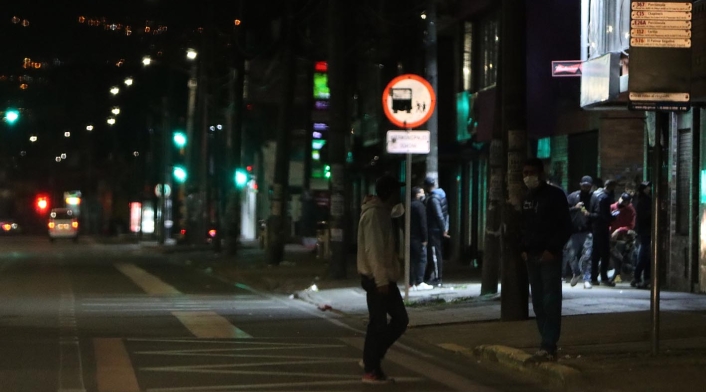 Así amaneció Bogotá en medio del nuevo toque de queda