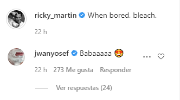 Comentario de Jwan Yosef, esposo de Ricky Martin