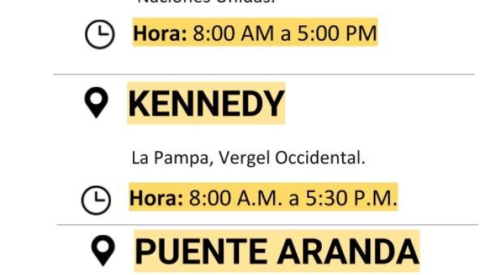Cortes de luz para el jueves 14 de enero de 2021 en Bogotá