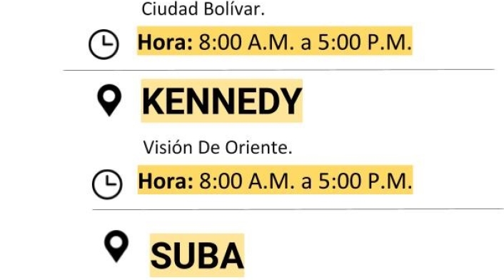 Cortes de luz en Bogotá para el jueves 28 de enero