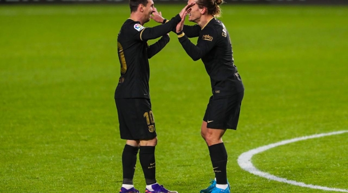 Lionel Messi y Antoine Griezmann - FC Barcelona Lionel Messi y Antoine Griezmann - FC Barcelona