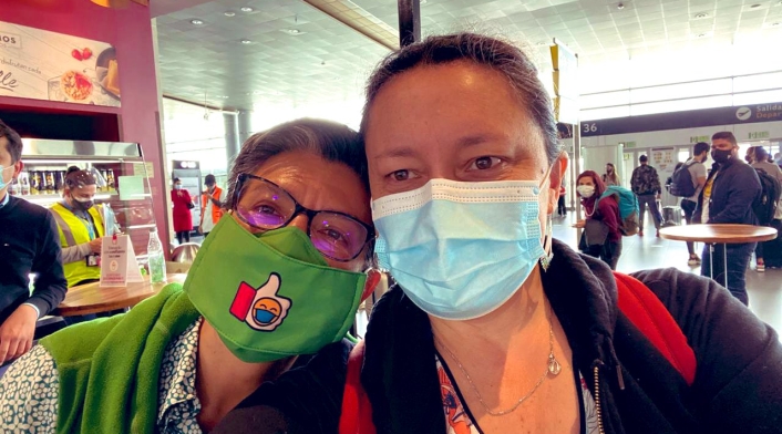Claudia López y Angélica Lozano vacaciones