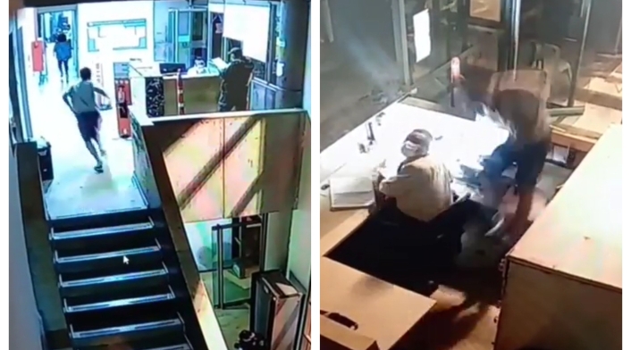 Hombre cae del segundo piso de bunker de la Fiscalía de Medellín Hombre cae del segundo piso de bunker de la Fiscalía de Medellín