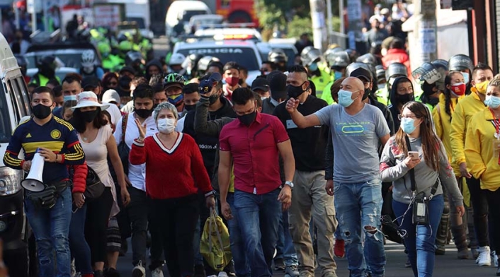 Cuarentena en Bogotá / Protestas de comerciantes en Bogotá por cuarentena