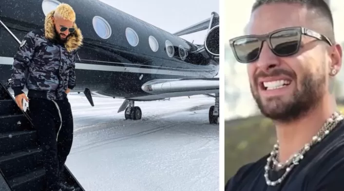 Maluma - avión privado Maluma - avión privado