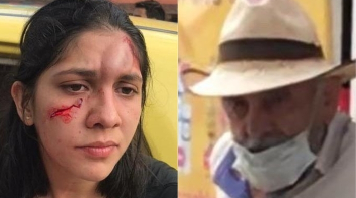 Mujer agredida