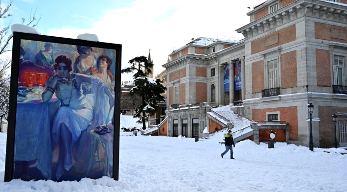 Tormenta de nieve en España