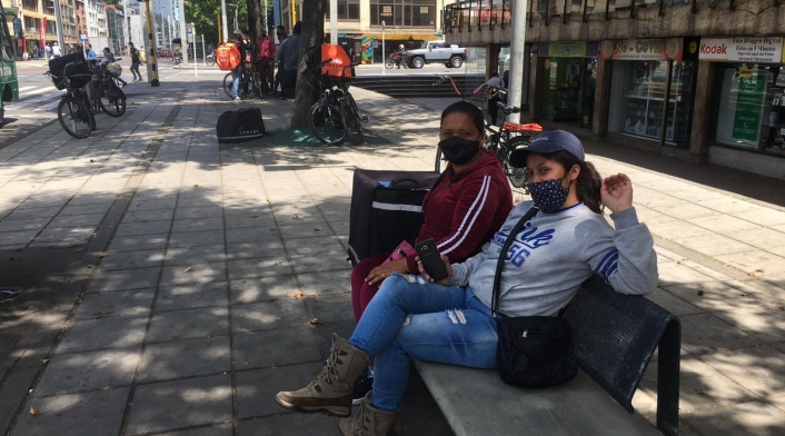 Venezolanas trabajan en Rappi