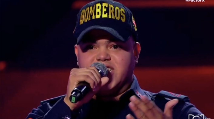 Zair, el bombero cantante del Factor X