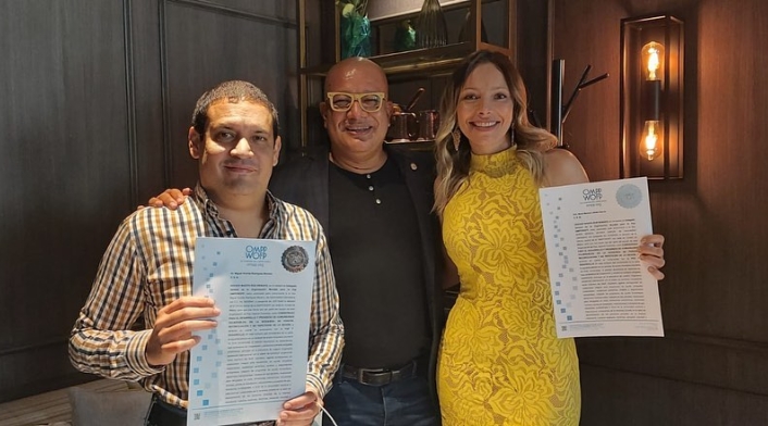 Reconocimiento Organización Mundial para la Paz - Archivo Mónica Ledher