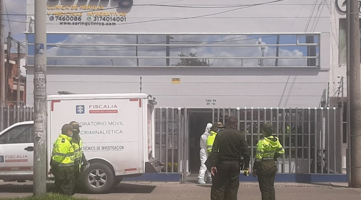 Explosión en Clínica Söring, en Bogotá Explosión en Clínica Söring, en Bogotá