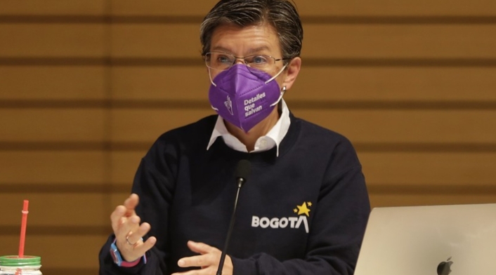 Claudia López, alcaldesa de Bogotá