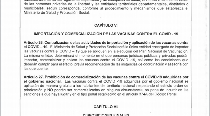 Decreto de vacunas