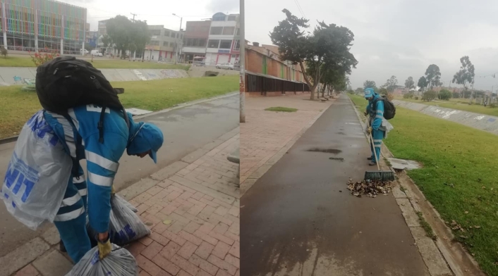 José Molina, el barrendero de Bogotá que busca ser influencer