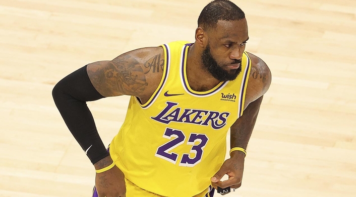 LeBron James, jugador de Los Lakers