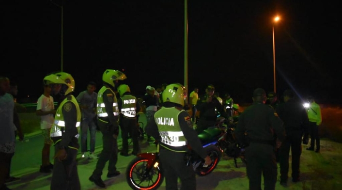 Procedimiento policial en el Atlántico