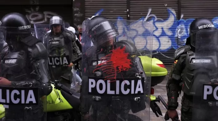 Disturbios en Bogotá el 24 de febrero de 2021