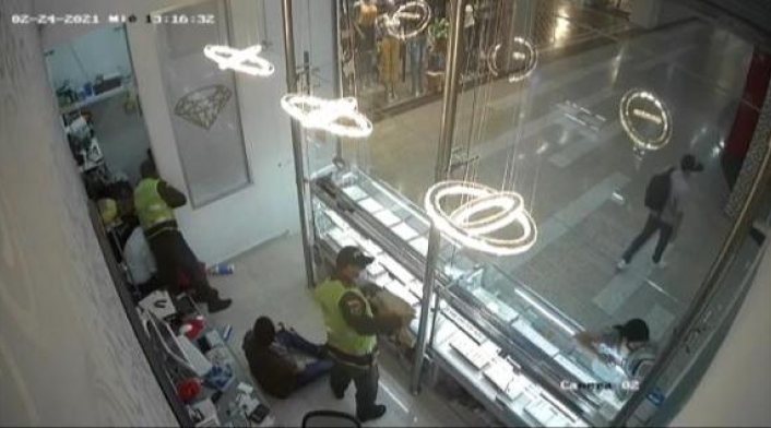 Robo a joyería en Barranquilla