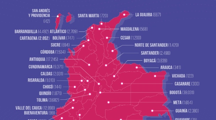 Mapa de vacunación 28 febrero