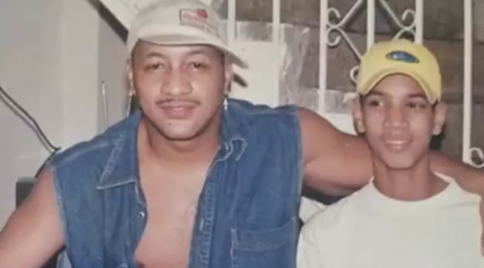 Javier Vásquez e hijo