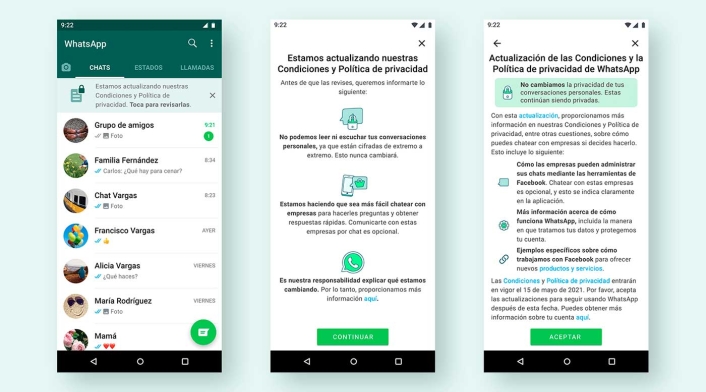 WhatsApp genera nueva notificación WhatsApp genera nueva notificación