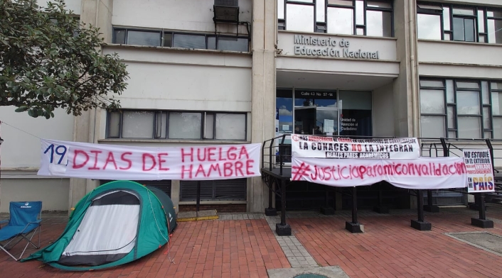 Médico santandereano cumplió 19 días en huelga de hambre para que le validen su especialización