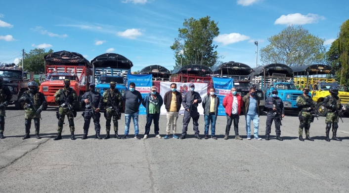 Red, trafican, madera, Quinchas, Fiscalía, capturas