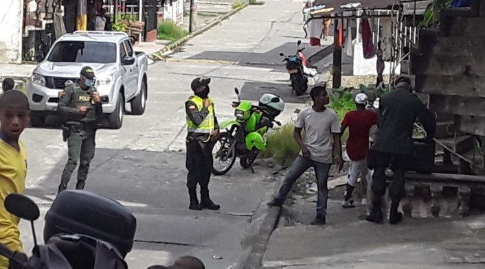La Policía atendió a los menores afectados