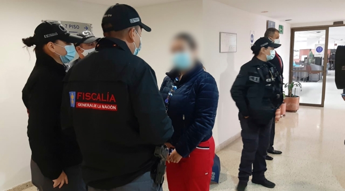 Captura funcionaria secretaria de salud de Bogotá