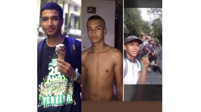 Pereirano desaparecido en Antioquia. (Sebastián Pérez Gaviria de 18 años)