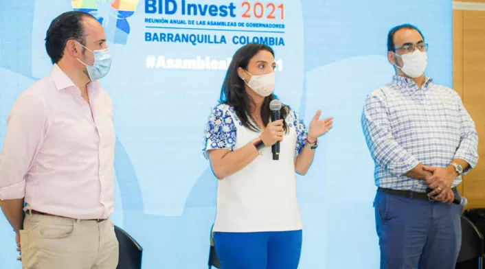 Karen Abudinen en Asamblea del BID