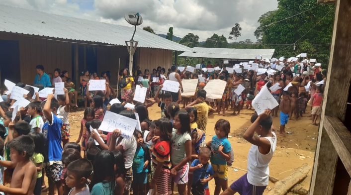 Menores de edad confinados en Chocó.