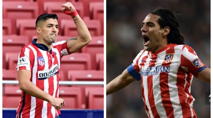 Luis Suárez y Falcao - Atlético de Madrid