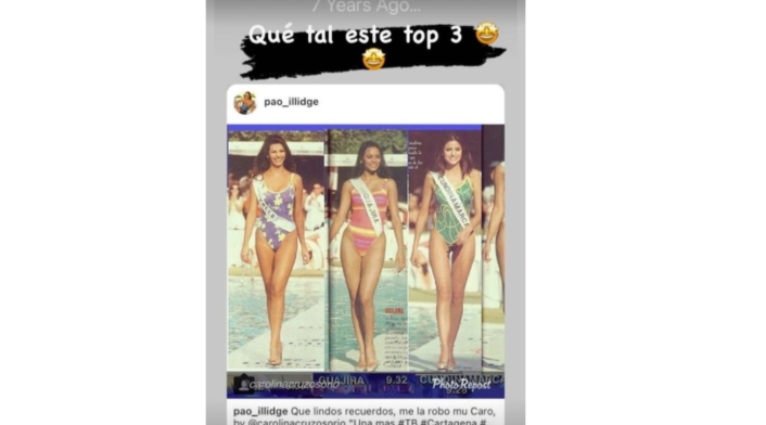 Carolina Cruz siendo señorita Valle del Cauca