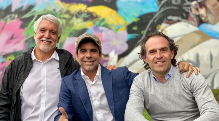 Enrique Peñalosa, Alejandro Char, Federico Gutiérrez