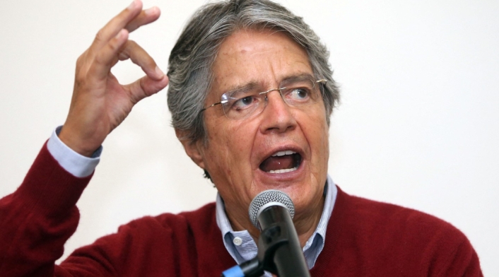 Guillermo Lasso, candidato presidencial en Ecuador