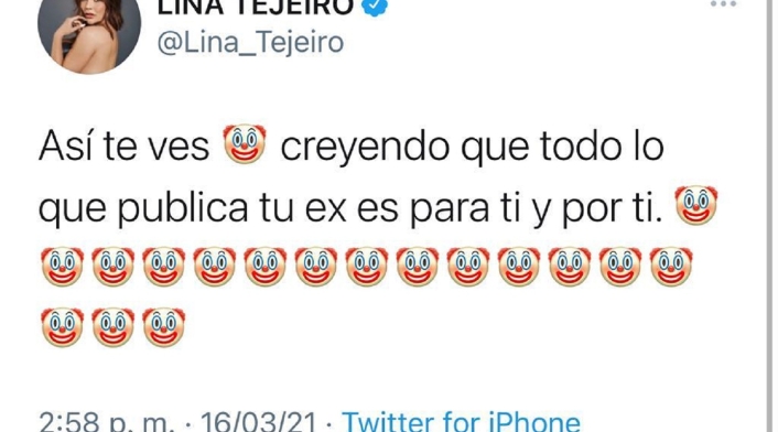 Lina Tejeiro responde a Andy