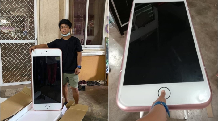 Mesa con forma de iPhone