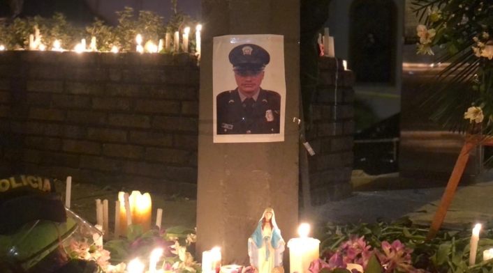 Muerte del patrullero Edwin Caro en medio de balacera en Bogotá