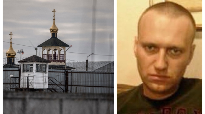 Alexéi Navalni en prisión en Rusia