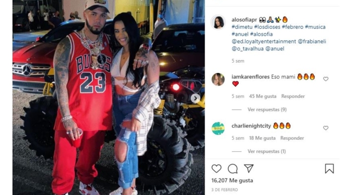 Sofía, cantante relacionada con Anuel AA