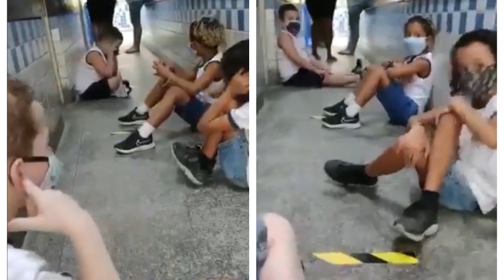 Tiroteo y distanciamiento social en Brasil