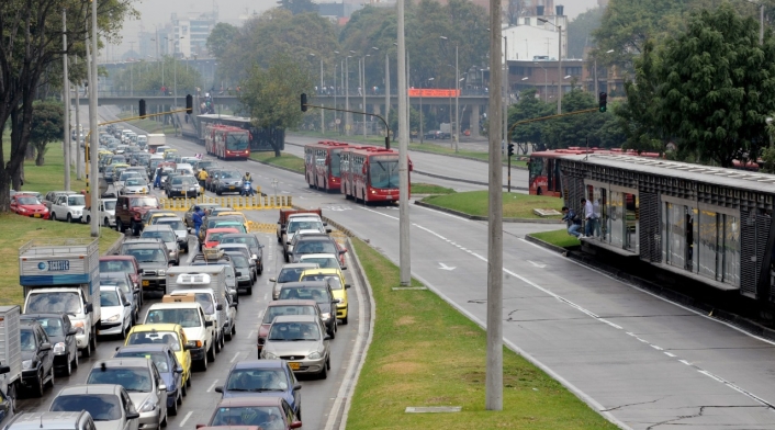 Tráfico en Bogotá