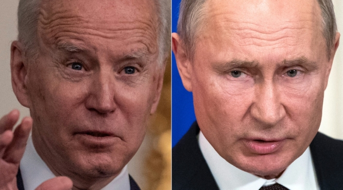 Joe Biden y Vladimir Putin