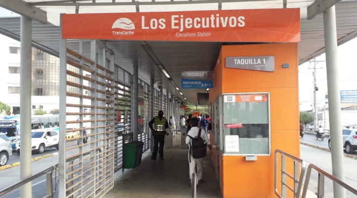Estaciones de Transcaribe estarán custodiadas por la Policía
