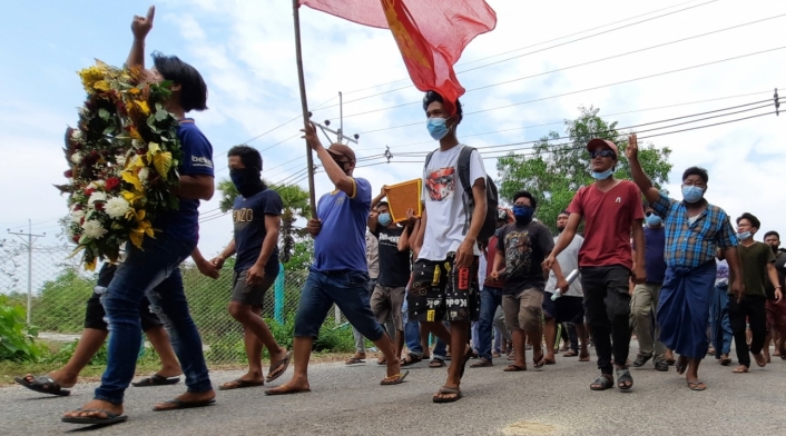 Manifestaciones en Birmania