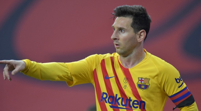 Lionel Messi anota gol en la Copa del Rey Lionel Messi anota gol en la Copa del Rey