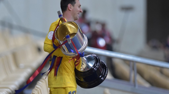 Lionel Messi, goleador estrella del Barcelona