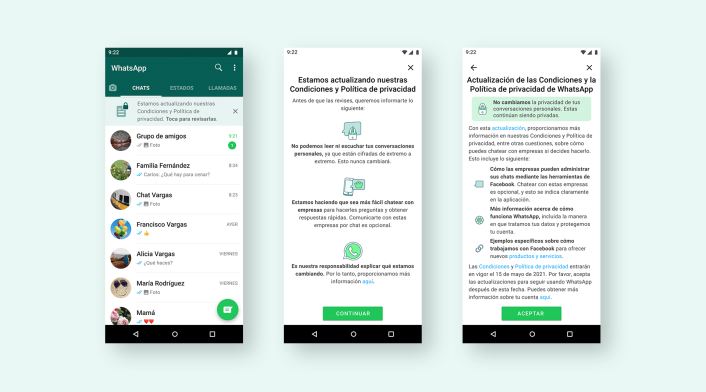 Aviso de WhatsApp Aviso de WhatsApp