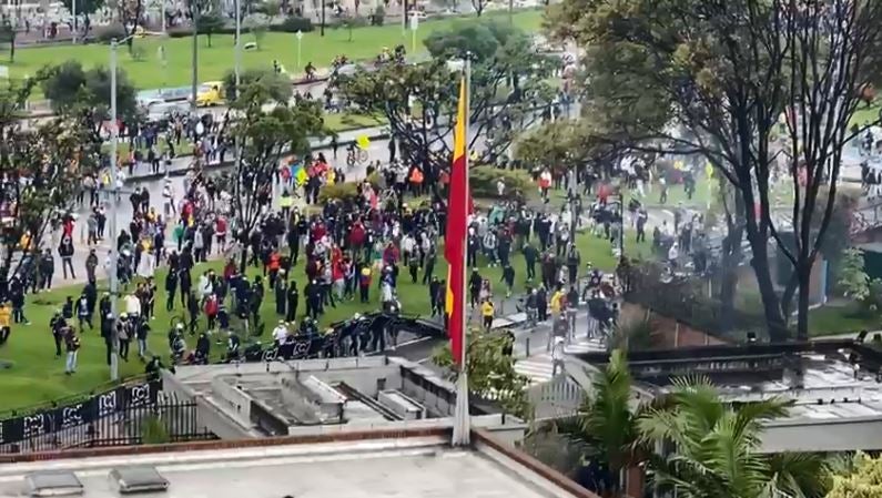 Ataque canal RCN foto